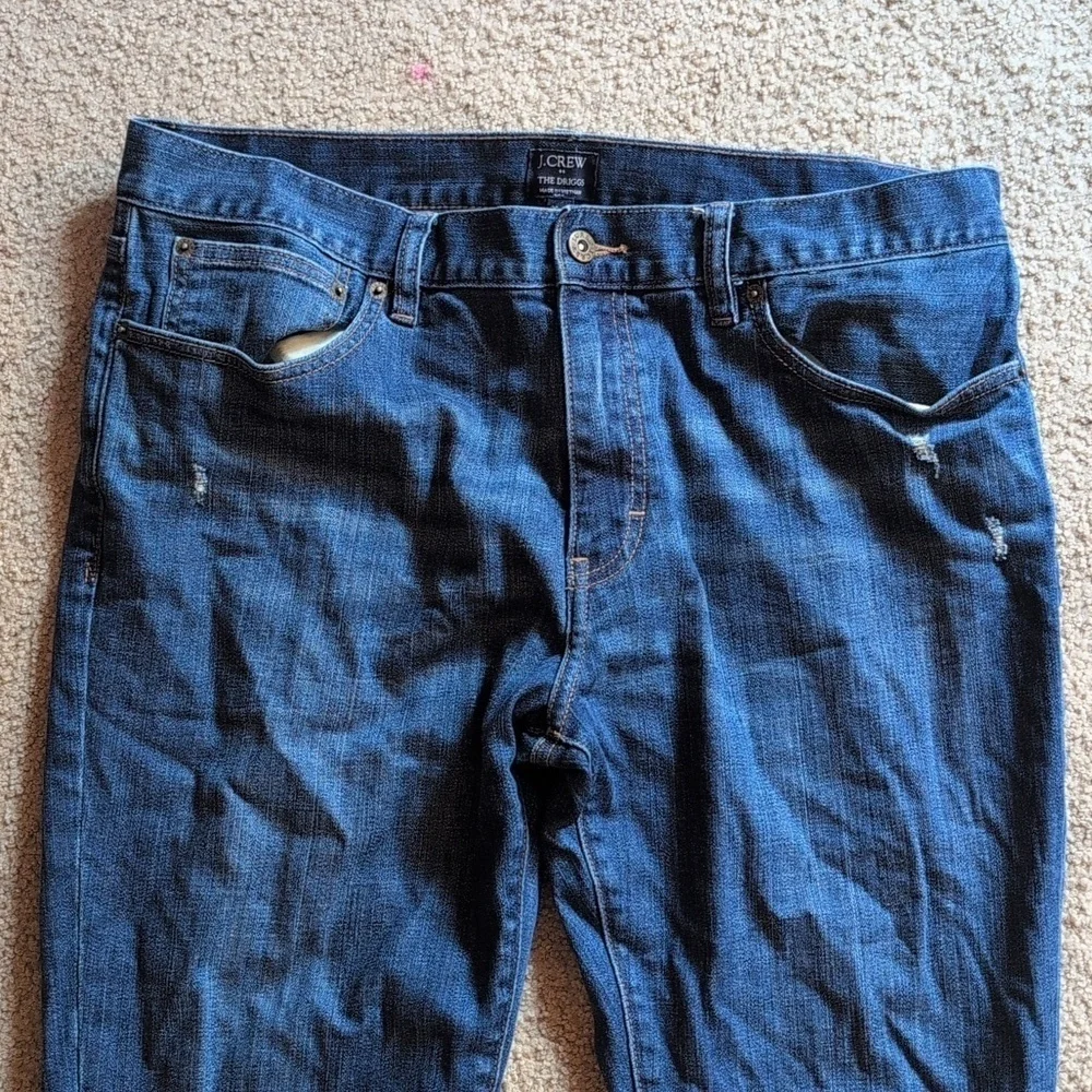 J.Crew The Driggs Mens Straight Leg Jeans Size 36 X32